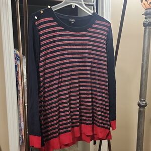 Talbots Navy Blue Knit Sweater
